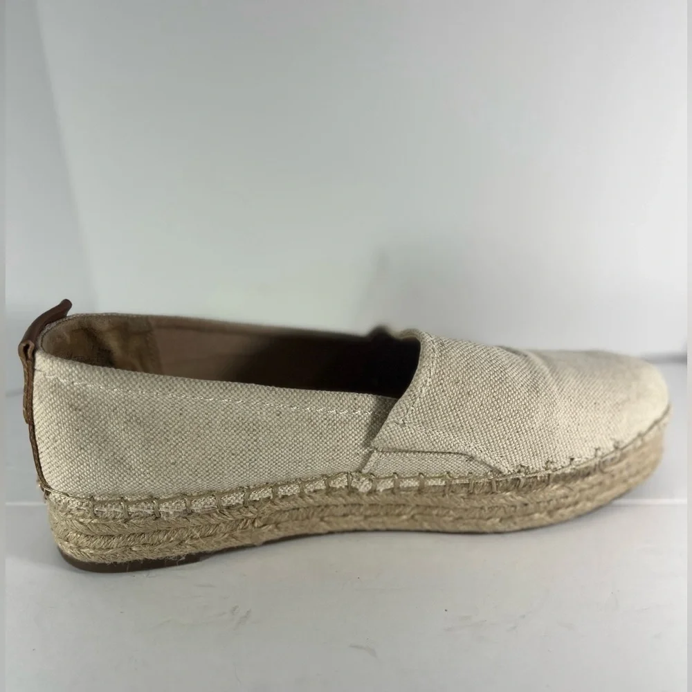 SAM EDELMAN CIRCUS Espadrille Beige Wedge Jute Sandals Size 10